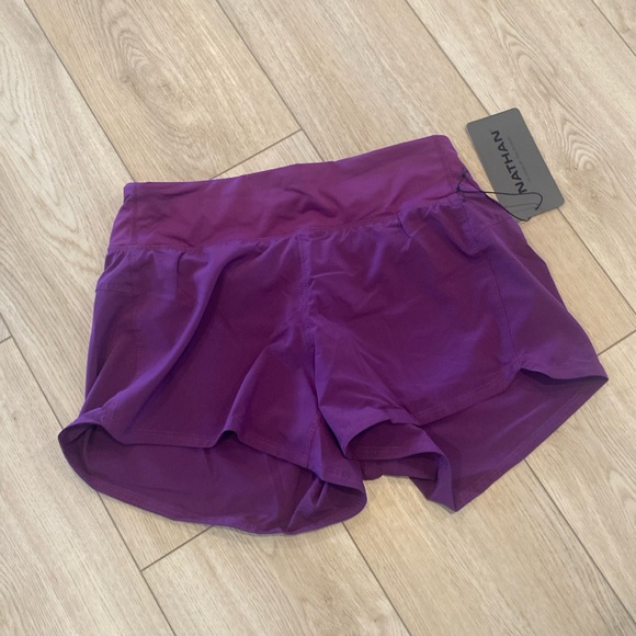 Nathan Purple Stride Running Shorts. NWT - Picture 7 of 16